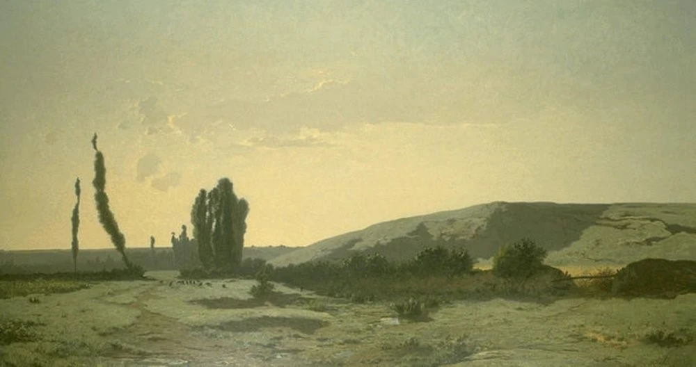 1827-Francis Blin - Mattino nella brughiera, un ricordo di Monterfil
